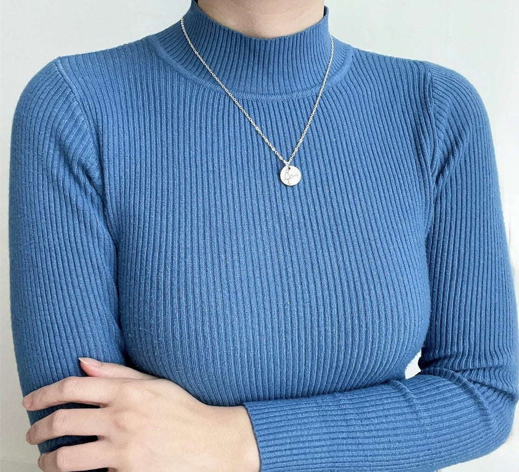 Egyedi Gravírozott Cica Név Nyaklánc