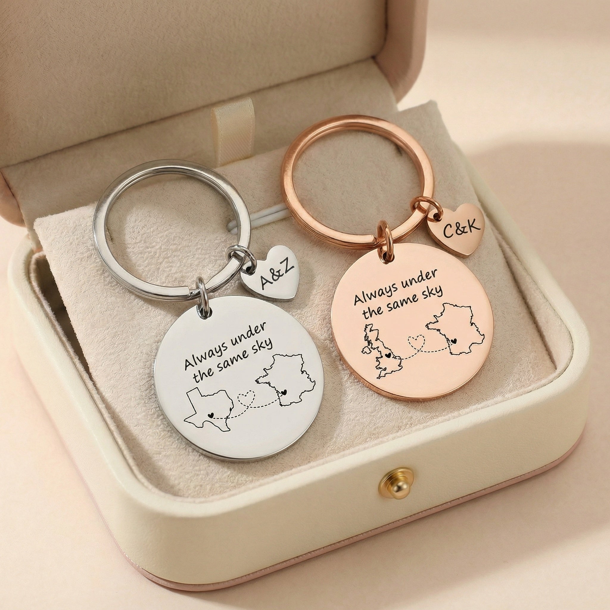 Gravírozható egyedi távkapcsolati kulcstartó