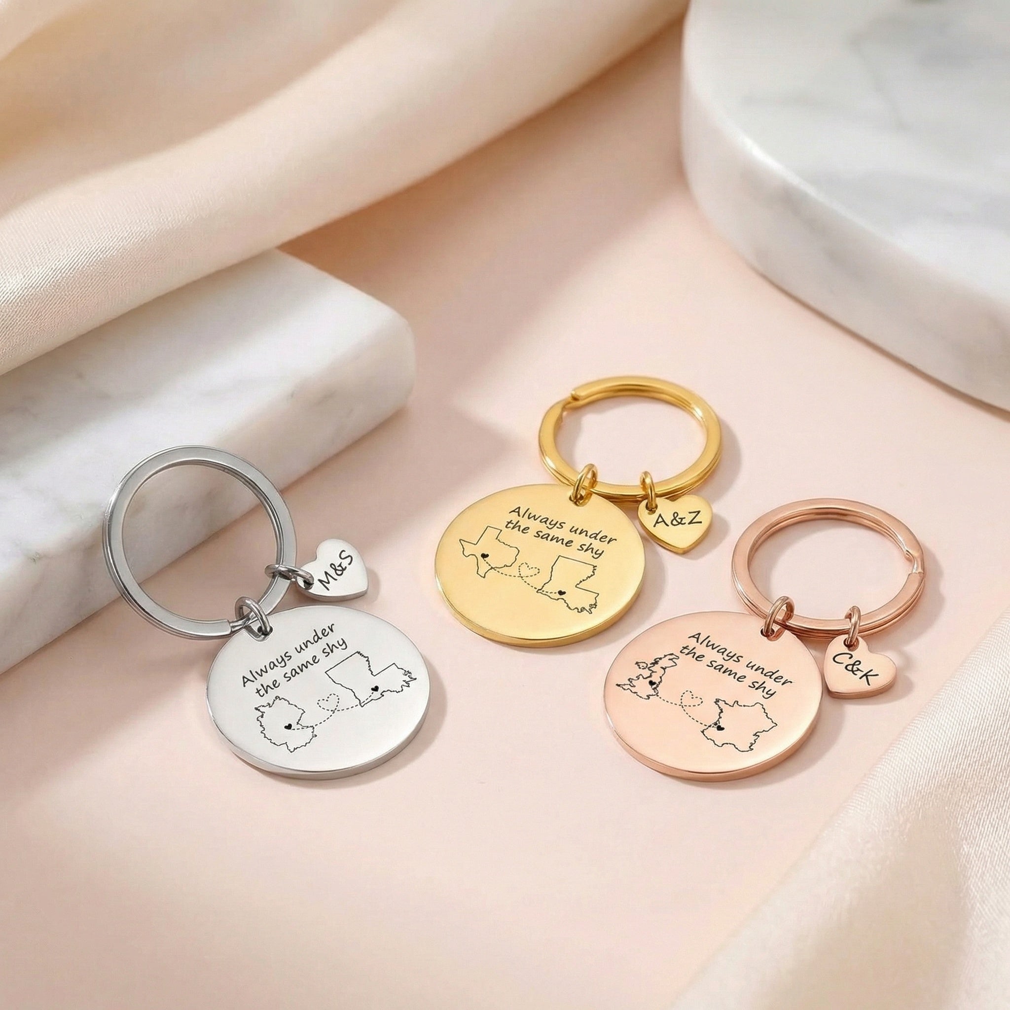 Gravírozható egyedi távkapcsolati kulcstartó